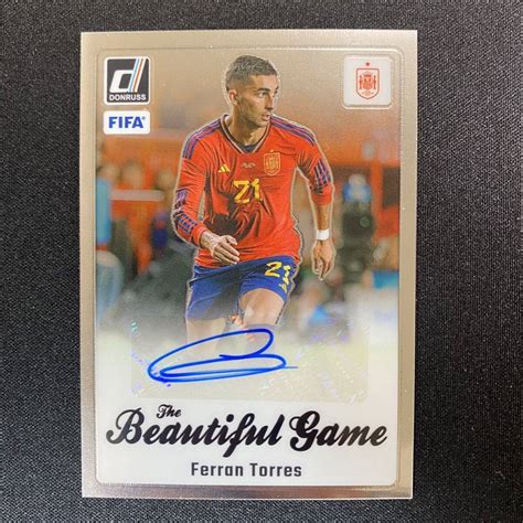 Yahoo Panini Donruss Soccer Ferran Torres B