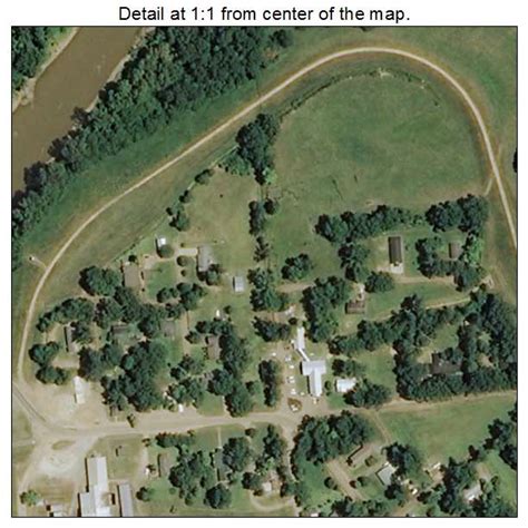 Aerial Photography Map of Satartia, MS Mississippi