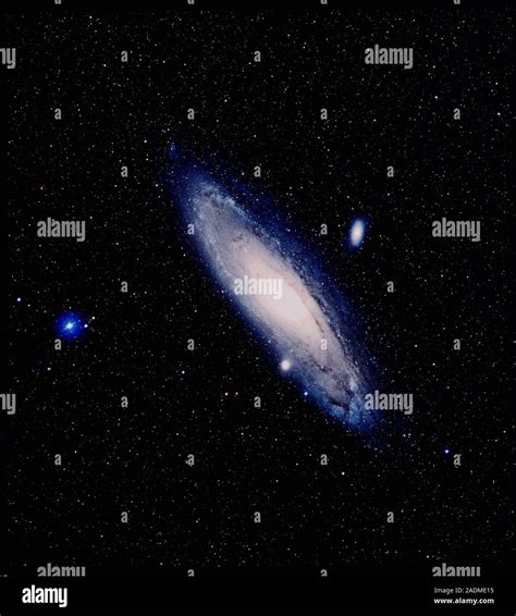 Andromeda Galaxy. True-colour optical image from the Palomar ...