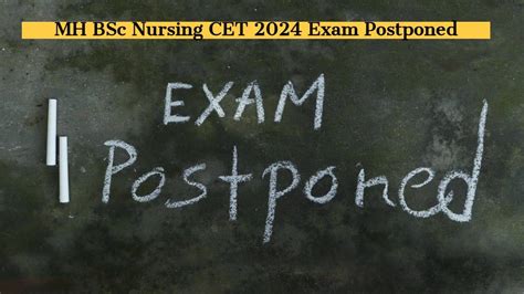 MH BSc Nursing CET 2024 Exam Postponed Also Check MH Nursing