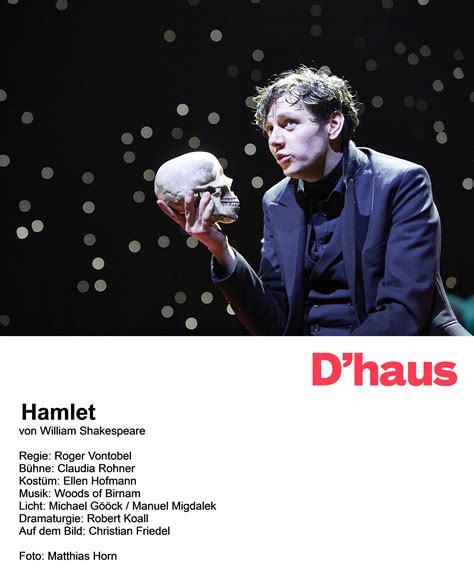 Christian Friedel Spielt Und Singt Shakespeares Hamlet