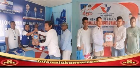 Tim LO Souwakil Resmi Ambil Formulir Balon Bupati Bursel Info Maluku News