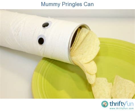 Mummy Pringles Can Pringles Can Halloween Party Diy Homeschool Crafts