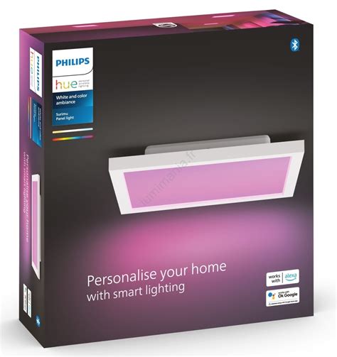 Philips Plafonnier LED RGBW à intensité variable Hue SURIMU LED 27W