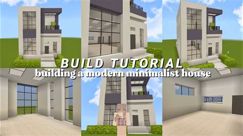 Minecraft Pe Build A Modern Minimalist House With Me Building