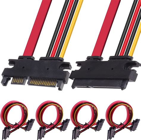 Kabeldirekt Hochflexibles Sata Kabel Adapterkabel Pin Sata Gbit