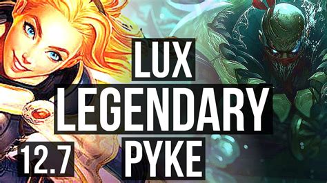 Lux Vs Pyke Mid Legendary Games Br Grandmaster