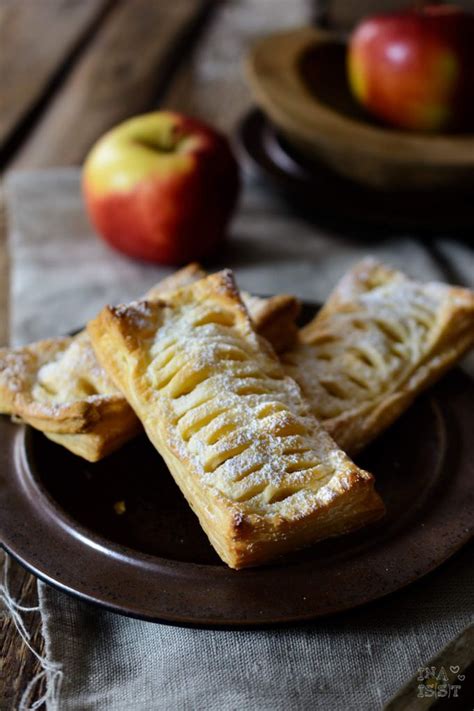 Schnelle Apfeltaschen Mit Bl Tterteig Und Vanille Ina Isst