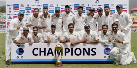 Siliconeer India Retains Icc Test Championship Mace Siliconeer