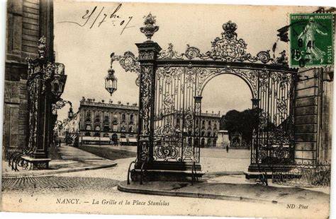 Nancy La Grille et la Place Stanislas à Nancy Cartorum