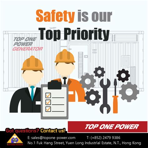 Safety Is Our Top Priority Top One Power