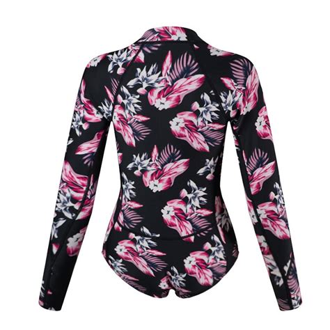 MM Neoprene Bikini Wetsuit Women Long Sleeve Skin Vicedeal