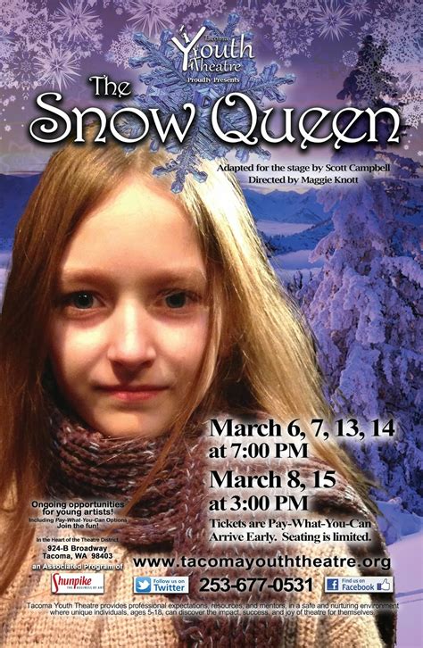 Tacoma Youth Theatre: THE SNOW QUEEN