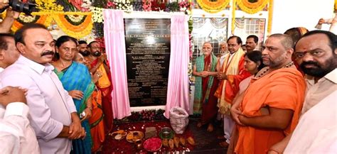 Telangana Chief Minister K Chandrashekhar Rao during the inauguration of Telangana Brahmana ...