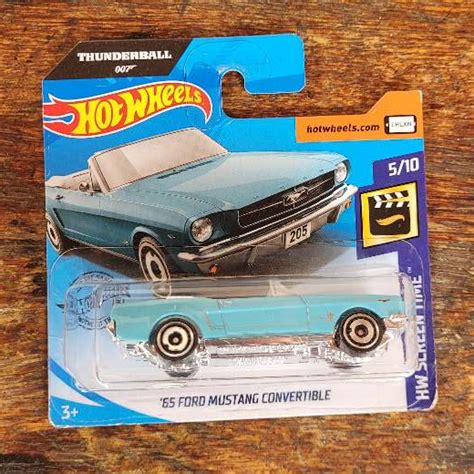 Hot Wheels Ford Mustang Convertible Thunderball Hw Screen Time Lacrado