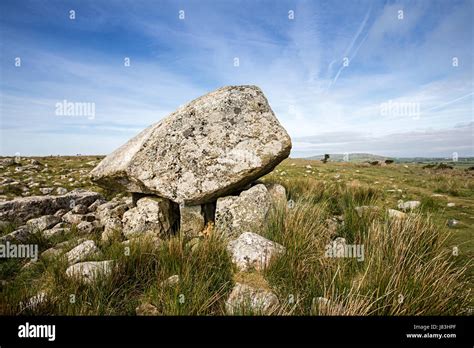 Arthur's Stone, neolithic burial chamber, Cefn Bryn, Gower, Wales, UK ...