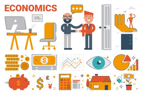 Economics infographic elements and icons 541525 Vector Art at Vecteezy