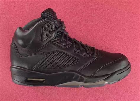 Air Jordan 5 Premium Triple Black Release Date Sneakerfiles