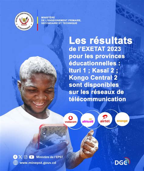 Exetat Les R Sultats De La Province Ducationnelle Mai Ndombe