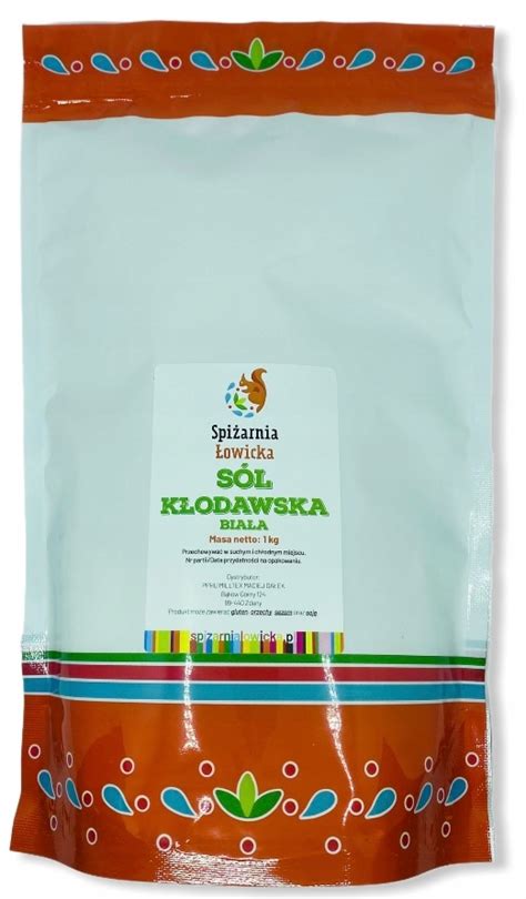 Sól kłodawska kamienna biała drobna 1kg 10661621341 Allegro pl