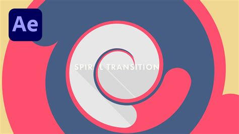 After Effects Smooth Spiral Shape Transitions Tutorial Youtube