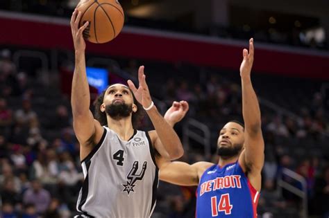 Pistons Edge Spurs In Ot On Saddiq Beys 3 Pointer