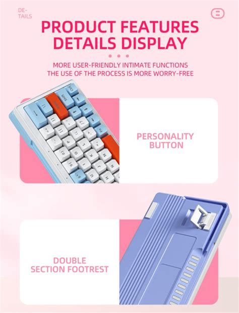 Zifriend ZA63 Hot Swappable Wired Rgb Mechanical Keyboard Tnt Yellow Switch Linear Wired