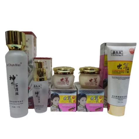 Jual Paket Lengkap Yu Chun Mei Import Emboss Cream Siang Malam Serum