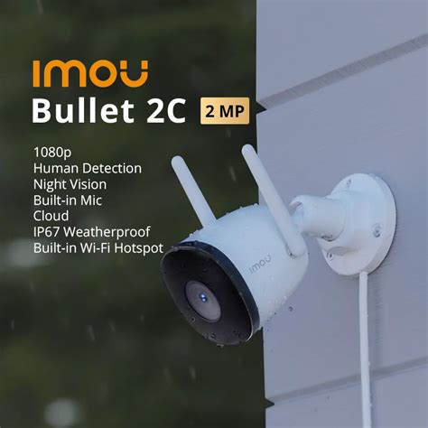 Dahua IMOU Bullet 2C 2MP Wifi IP Outdoor Camera Smart Brands Pakistan