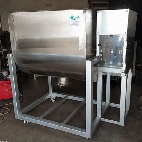 U Shape Ss Ribbon Blender Mixer Machine Capacity Kg Batch