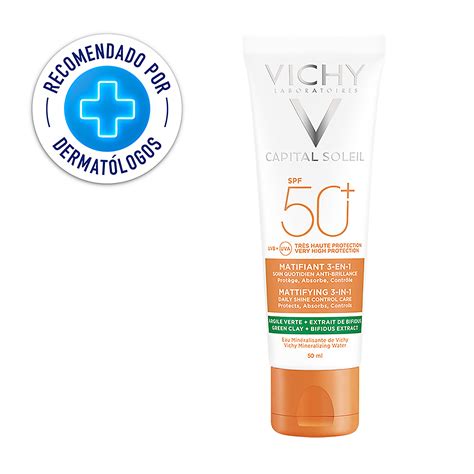 Comprar Protector Solar Vichy Facial Capital Soleil Matificante 3 En 1