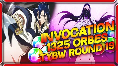 Orbes Invocation Round Tybw Guerre Sanglante Bleach Brave