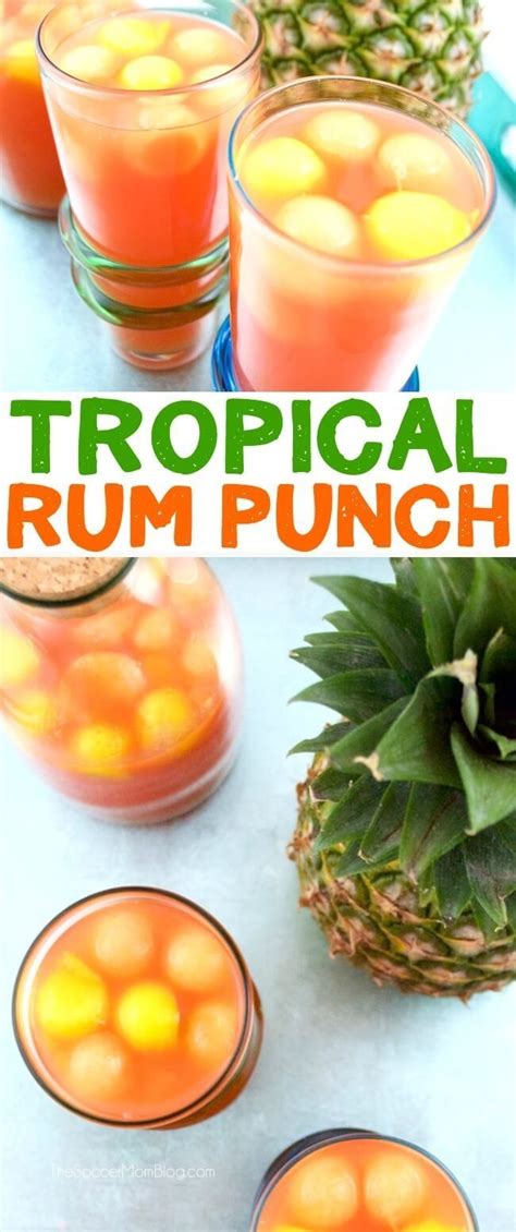 This Easy Tropical Rum Punch Is The Perfect Summer Party Cocktail