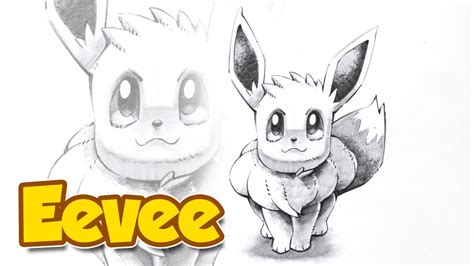 Como Dibujar a Eevee Pokemon Dibujo Fácil a Lápiz YouTube