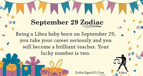 September 29 Zodiac is Libra, Birthdays and Horoscope - ZodiacSigns101