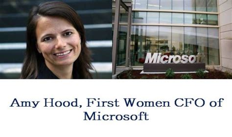 Amy Hood becomes the First Woman Chief Financial Officer of Microsoft