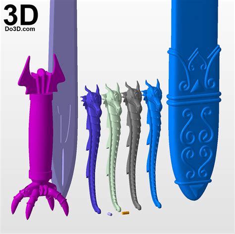 Arrow Ra S Al Ghul Sword 3d Printable Model Print File Stl 2911 Do3d