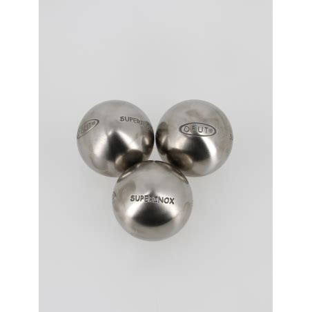 Boules De P Tanque Demi Tendre Mm Superinox Strie Obut Wimod