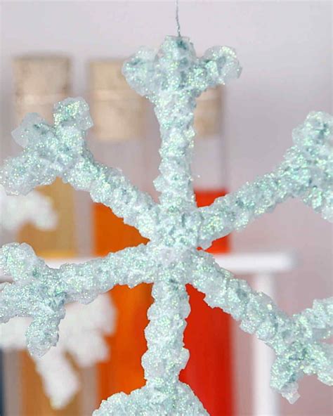 Borax Crystals Snowflakes