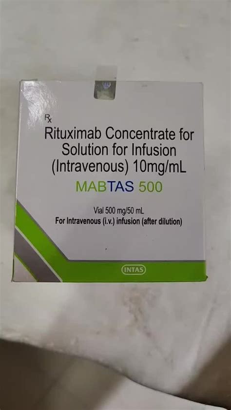 Rituximab 500mg 50ml Intas Mabtas Ra 500 Mg Injection 50ml In 1 Vial