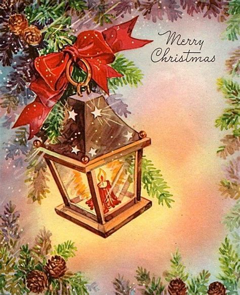 336 Best Old Fashioned Christmas Cards Candles Images On Pinterest