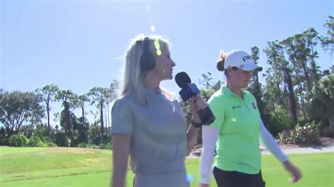 Ally Ewing First Round Interview at the 2022 LPGA Drive On Championship ...