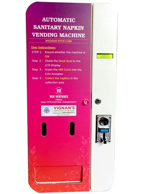 Automatic Sanitary Napkin Dispenser At Rs 14000 In Tiruvallur ID