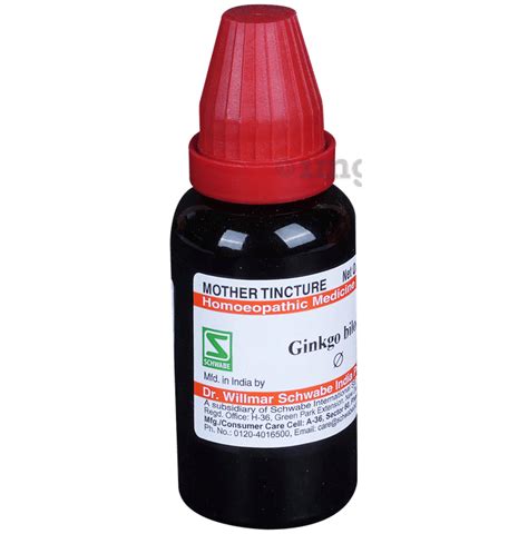 Dr Willmar Schwabe India Ginkgo Biloba Mother Tincture Q Buy Bottle Of