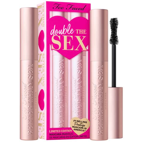 Too Faced Limited Edition Double The Sex Mascara Set Cult Beauty