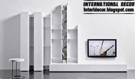 Modern TV wall units designs and TV shelving units pictures