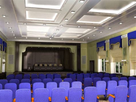 Потолок для актового зала - 66 фото