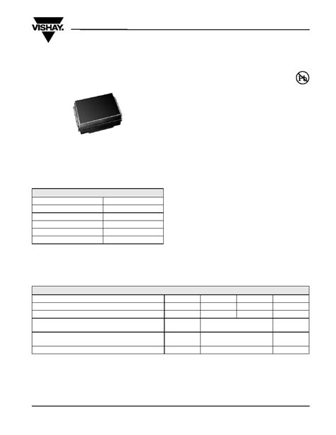 MURS260 Datasheet 1 4 Pages VISHAY Surface Mount Ultrafast Plastic