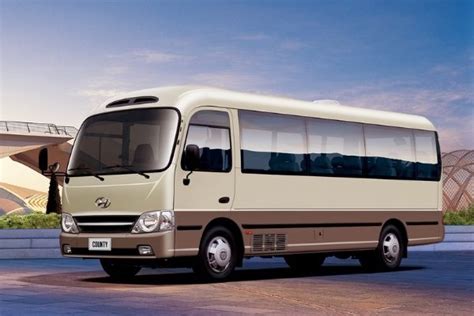 Hyundai County minibus is a shuttle for up to 29 passengers