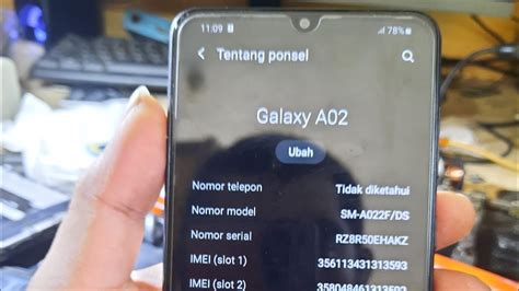 SAMSUNG A02 A022f U2 GANTI IMEI ID YouTube